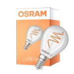 Osram Vintage 1906 LED Classic Slim E14 Pera Con Filamento Clara 4.6W 470lm - 927 Luz Muy Cálida | Mejor Reproducción De Color - Regulable - Reemplazo 40W