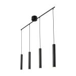 Nordlux Vico Colgante De Luz Metal Negro | Apta para 4x GU10