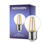 Noxion Lucent Lustre LED E27 Esférica con Filamento Clara 2.5W 250lm - 827 Luz muy Cálida - Reemplazo 25W