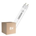 Multipack 8x Osram Tubo LED T8 (EM/Mains) Standard Output 5.4W 585lm - 830 Luz Cálida | 44cm - Reemplazo 15W