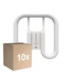 Multipack 10x Ledvance DULUX-SQ LED 7W - 835 Luz Cálida | 2-Pines - Reemplazo 16W