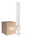 Multipack 10x Philips PL-S 11W - Actinic BL | 2-Pines
