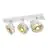 SLV Kalu Foco Aluminium Blanco Esférica | Apta para 3x GU10 (AR111) 