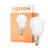 Osram Retrofit LED E14 Esférica Mate 5W 250lm - 827 Luz Muy Cálida | RGBW - Regulable - Mando A Distancia - Reemplazo 25W