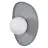 Ledvance Decor Luz De Pared Hormigón Nest Gris | Apta para 1x G9