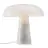 DFTP by Nordlux Lámpara De Mesa Glossy Mármol y Vidrio Blanco | 320mm - Apta para 1x E27