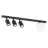 Emibig Luz de techo Baster Acero Negro | Apta para 3x GU10 - Max 8W, 1x E14 - Max 10W