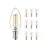 Multipack 10x Philips MASTER Value LED Vela E14 con Filamento Clara 3.4W 470lm - 927 | Mejor reproducción de color - Regulable – Reemplazo 40W
