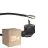Multipack 25x Noxion Cable De Alimentación de alimentación Negro - Schuko Europlug + Extremos abiertos - 2m - 3 pole 0,75mm2
