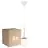 Multipack 6x Nordlux Café Colgante De Luz Vidrio Blanco | Apta para E27