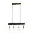 Eglo Colgante De Luz Townshend 4 Acero Marrón | IP20 - Apta para 4x E27 