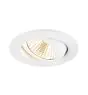 SLV New Tria Universal 68 Foco Aluminium Blanco Esférica 8.6W 600lm 38D - 925-930-940 CCT | Recorte 68mm -  Mejor Reproducción De Color - Regulable 