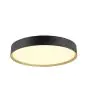 SLV Decona 42 Luz de techo Aluminium Negro Oro Esférica 23W 2680lm - 930-940 CCT | IP44 - Mejor Reproducción De Color - Regulable 