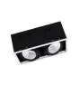 Ledvance Foco LED Cuadrado Multi Ajustable Negro-Blanco 2x30W 5400lm 38D - 840 Blanco Frio | Recorte 320x160mm