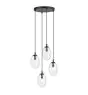 Emibig Colgante De Luz Astral Acero Negro | Apta para 4x E14 - Max 10W