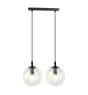 Emibig Colgante De Luz Cosmo Acero Negro | Apta para 2x E14 - Max 10W