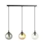 Emibig Colgante De Luz Cosmo Acero Negro | Apta para 3x E14 - Max 10W