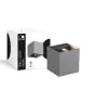 D'Lite Luz De Pared Nova Gris Up & Down 4.9W 480lm - 830 Luz Cálida | IP54 - Ángulo de haz ajustable