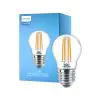 Philips Corepro LED Lustre E27 Esférica con Filamento Clara 6.5W 806lm - 827 Luz muy Cálida | Reemplazo 60W