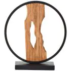 Brilliant Lámpara De Mesa Chaumont Aluminium Metal Madera Negro 6W 850lm - 830 Luz Cálida