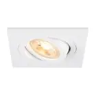 SLV New Tria 75 Foco Aluminium Blanco Cuadrado | Recorte 75mm - Apta para 1x GU10 