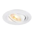 SLV New Tria 75 Foco Aluminium Blanco Esférica | Recorte 75mm - Apta para 1x GU10 