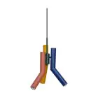 Ledvance Decor Straw Colgante De Luz Acero Multicolor | Apta para 3X E27