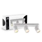 D'Lite Techo Foco Clio Blanco Ajustable| Apta para 3x GU10