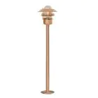 Nordlux Blokhus Lámpara de pedestal Cobre y Vidrio Cobre | IP54 - Apta para E27
