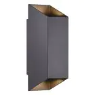 Nordlux Nico Luz De Pared Aluminium Negro Up & Down | IP54 - Apta para 2x GU10