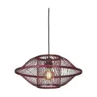 Good&Mojo Colgante De Luz Maui Bambú Burgundy S | Apta para 1x E27 