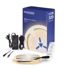 Noxion Tiras LED Naga 5 Metro Set completo - Smart Wifi - 24V - 320LEDs/m - COB - 8W/m - 930 Luz Cálida | 8mm - IP20 - Mejor Reproducción De Color