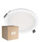 Multipack 4x Ledvance Downlight LED Comfort Ópalo Blanco 30W/25W/20W 3600lm/3000lm/2400lm 100D - 930-940 CCT | Recorte 200mm - IP44 - Mejor Reproducción De Color