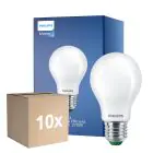 Multipack 10x Philips MASTER LED Bulbo Ultra Efficient E27 Pera Mate 2.3W 485lm - 827 Luz muy Cálida | Reemplazo 40W