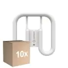 Multipack 10x Ledvance DULUX-SQ LED 7W - 835 Luz Cálida | 2-Pines - Reemplazo 16W