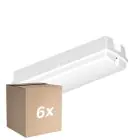 Multipack 6x Ledvance Plafón LED Techo/Pared Compact Rectangular Blanco 8W 840lm - 830-840 CCT | IP65