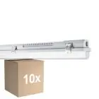 Multipack 10x Ledvance LED Prueba De Vapor Alojamiento MT Gen 3 IP65 | Apta para 1x60cm Tubo LED