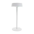 Eglo Lámpara De Mesa Simeri Solar Acero Blanco 3W 250lm - 830-860 Ajustable Blanco | IP44 - Regulable al tacto - USB-C