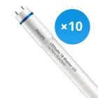 Multipack 10x Philips Tubo LED T8 MASTER (EM/Mains) Ultra Output 14.7W 2500lm - 840 Blanco Frio | 120cm - Reemplazo 36W